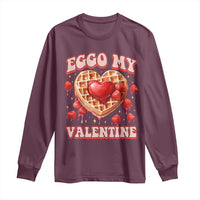 Eggo My Valentine Long Sleeve Shirt Funny Romantic Stranger Valentine's Day