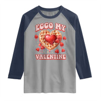 Eggo My Valentine Raglan Shirt Funny Romantic Stranger Valentine's Day