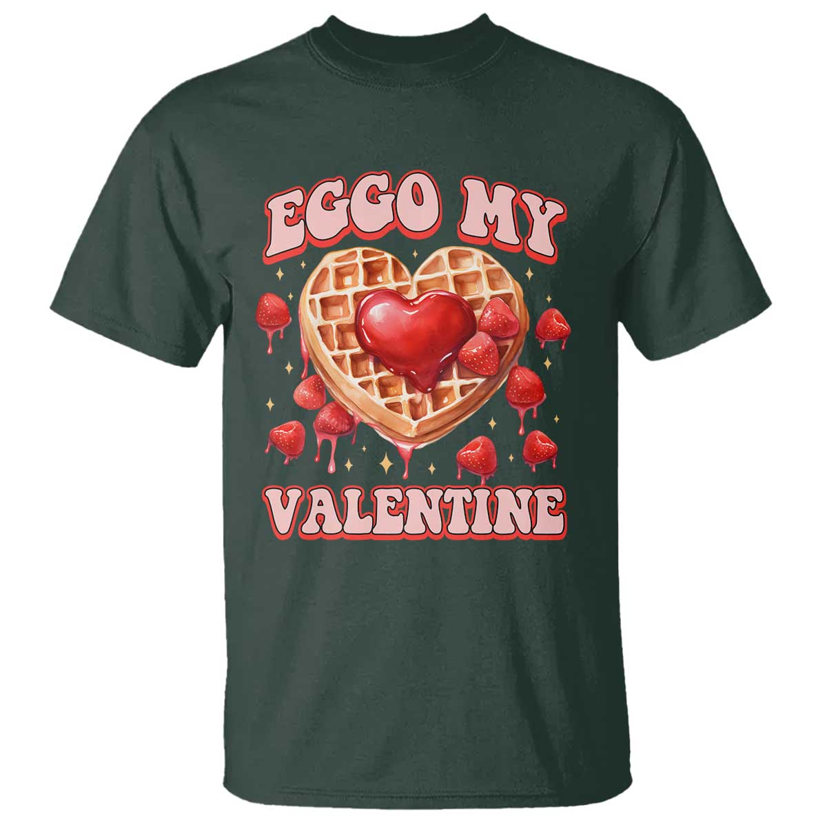 Eggo My Valentine T Shirt Funny Romantic Stranger Valentine's Day