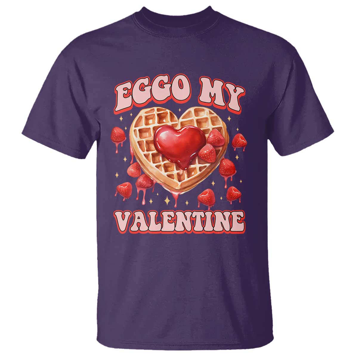 Eggo My Valentine T Shirt Funny Romantic Stranger Valentine's Day