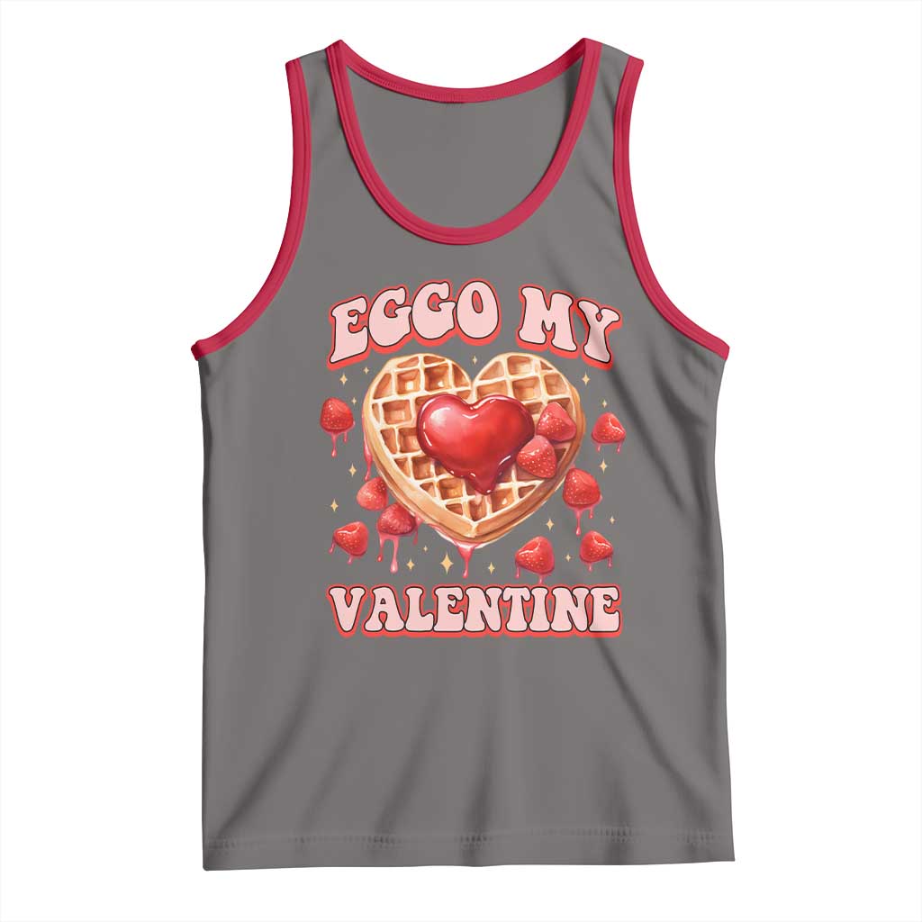 Eggo My Valentine Tank Top Funny Romantic Stranger Valentine's Day