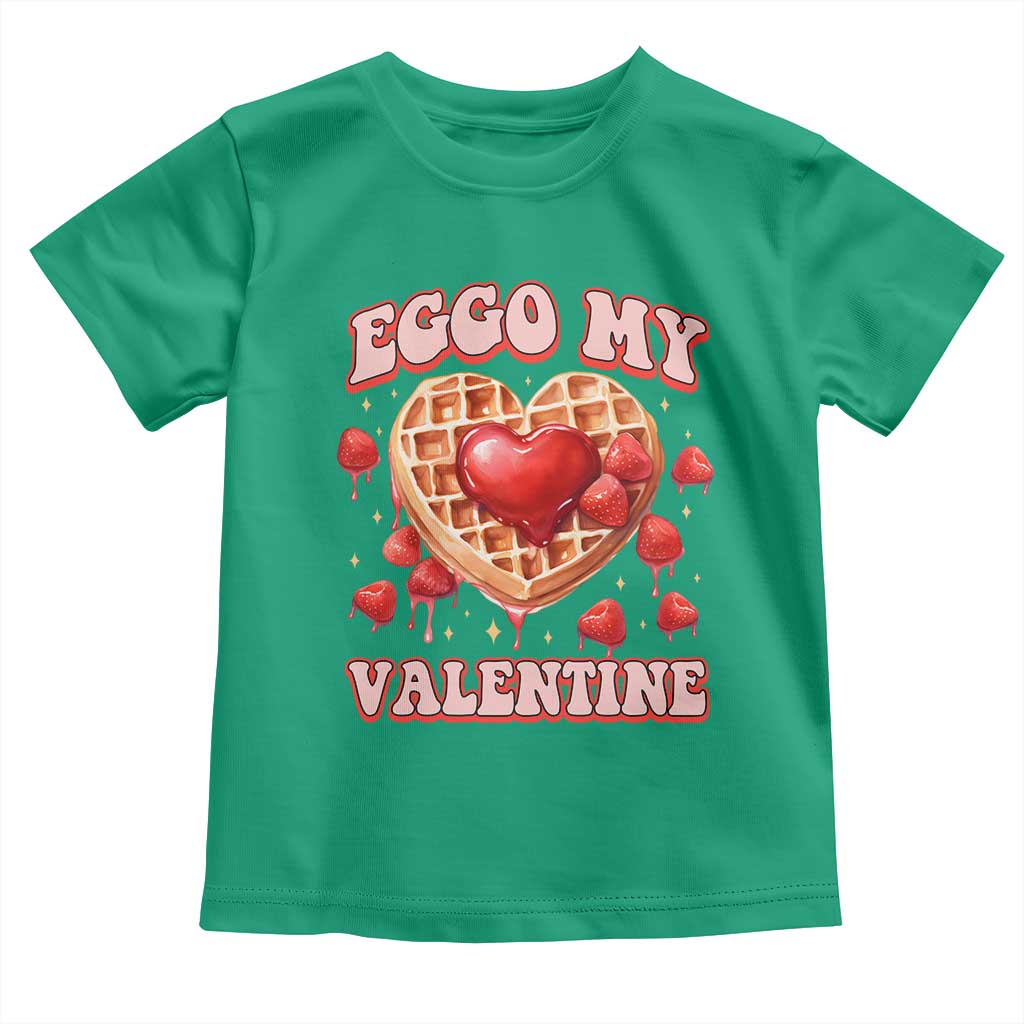 Eggo My Valentine Toddler T Shirt Funny Romantic Stranger Valentine's Day