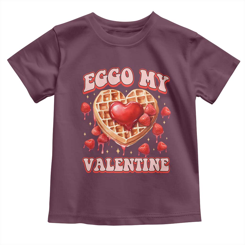 Eggo My Valentine Toddler T Shirt Funny Romantic Stranger Valentine's Day