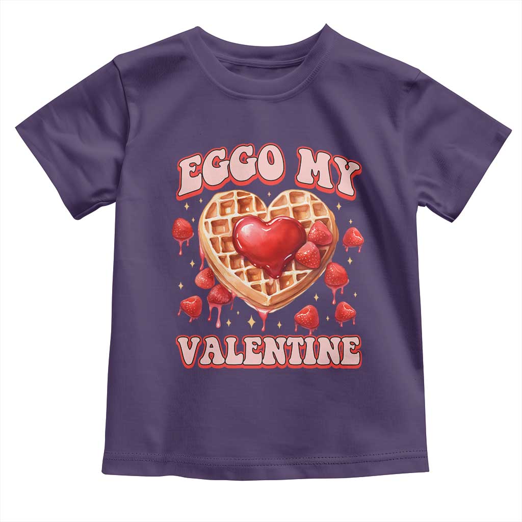 Eggo My Valentine Toddler T Shirt Funny Romantic Stranger Valentine's Day