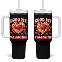 Eggo My Valentine Tumbler With Handle Funny Romantic Stranger Valentine's Day