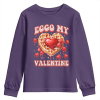 Eggo My Valentine Youth Sweatshirt Funny Romantic Stranger Valentine's Day
