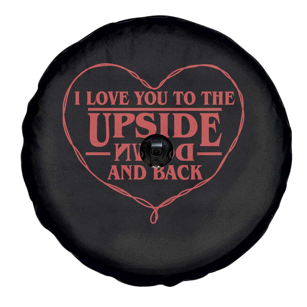 Funny Stranger Valentines Day Spare Tire Cover I Love You To The Upside Down And Back