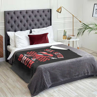 Funny Six Seven Bruh Valentines Day Throw Blanket Six Seven Dabbing Heart