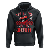 Funny Six Seven Bruh Valentines Day Hoodie Six Seven Dabbing Heart