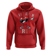 Funny Six Seven Bruh Valentines Day Hoodie Six Seven Dabbing Heart