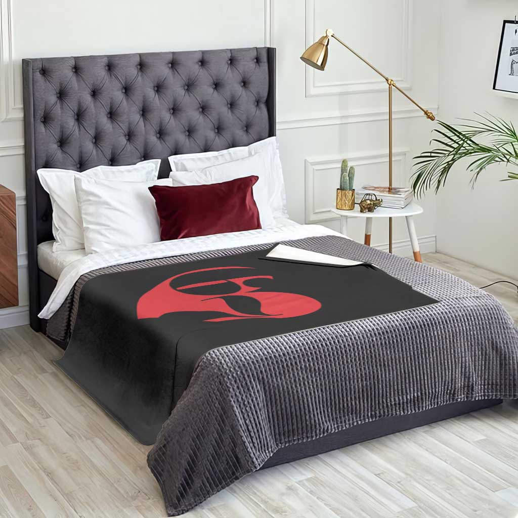 Funny Six Seven 67 Meme Valentines Day Red Heart Throw Blanket