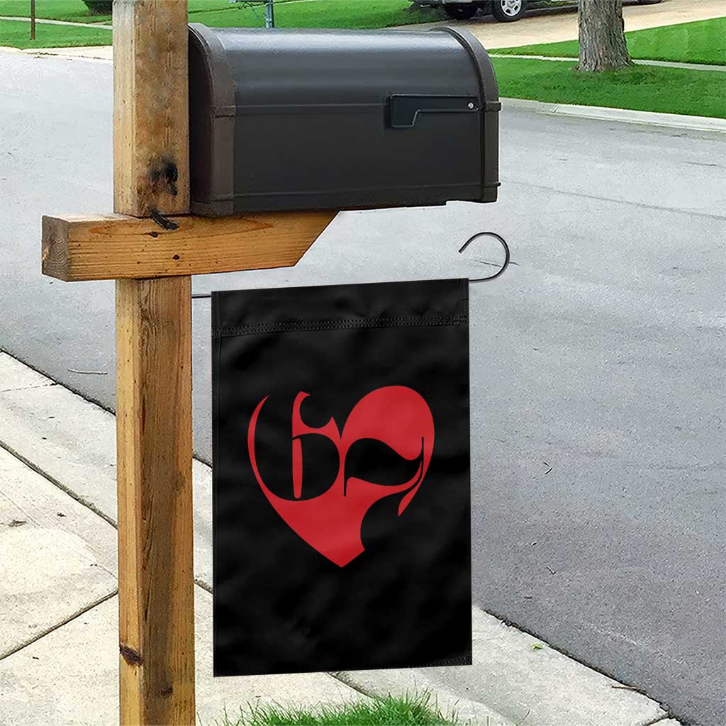 Funny Six Seven 67 Meme Valentines Day Red Heart Garden Flag