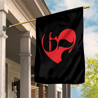 Funny Six Seven 67 Meme Valentines Day Red Heart Garden Flag