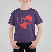 Funny Six Seven 67 Meme Valentines Day Red Heart T Shirt For Kid