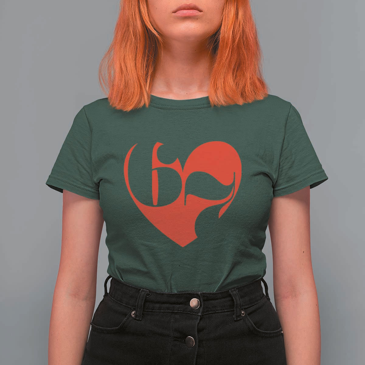 Funny Six Seven 67 Meme Valentines Day Red Heart T Shirt For Women
