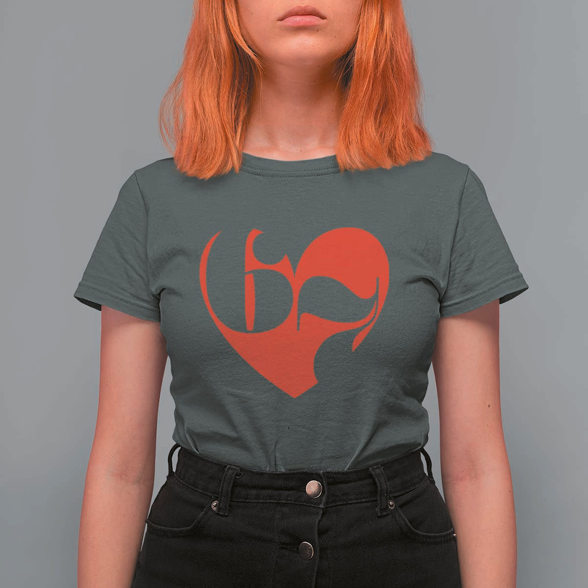 Funny Six Seven 67 Meme Valentines Day Red Heart T Shirt For Women