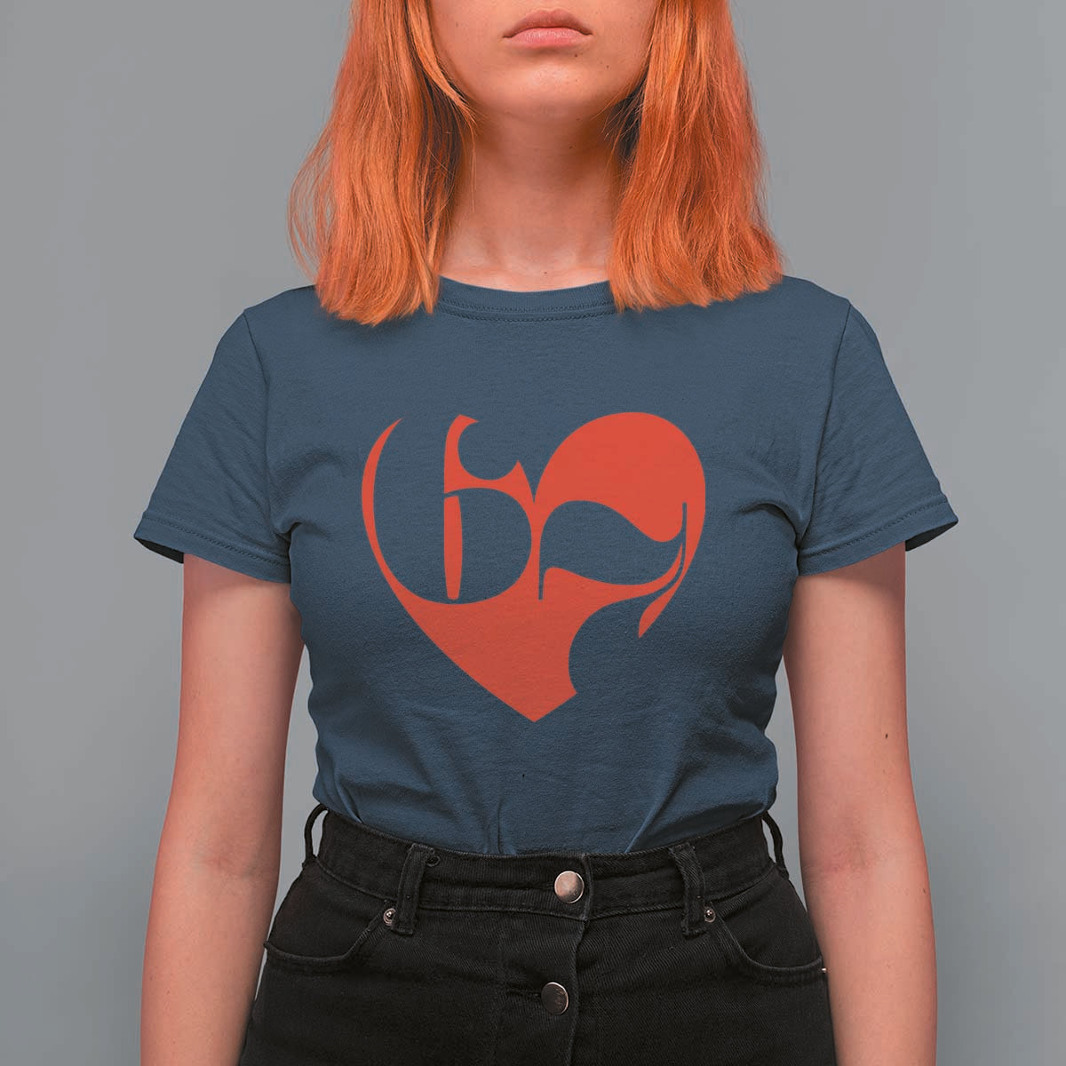 Funny Six Seven 67 Meme Valentines Day Red Heart T Shirt For Women