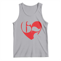Funny Six Seven 67 Meme Valentines Day Red Heart Tank Top
