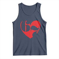 Funny Six Seven 67 Meme Valentines Day Red Heart Tank Top