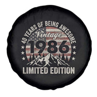 40th Birthday Made In 1986 Limited Edition Spare Tire Cover 70 Years Of Being Awesome American Flag