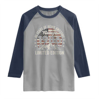 40th Birthday Made In 1986 Limited Edition Raglan Shirt 70 Years Of Being Awesome American Flag