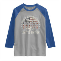 40th Birthday Made In 1986 Limited Edition Raglan Shirt 70 Years Of Being Awesome American Flag