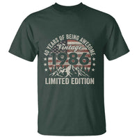 40th Birthday Made In 1986 Limited Edition T Shirt 70 Years Of Being Awesome American Flag