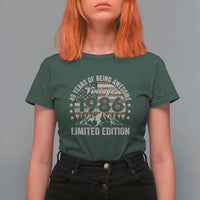 40th Birthday Made In 1986 Limited Edition T Shirt For Women 70 Years Of Being Awesome American Flag