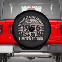 70th Birthday Made In 1956 Limited Edition Spare Tire Cover 70 Years Of Being Awesome American Flag