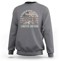 70th Birthday Made In 1956 Limited Edition Sweatshirt 70 Years Of Being Awesome American Flag
