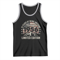 70th Birthday Made In 1956 Limited Edition Tank Top 70 Years Of Being Awesome American Flag
