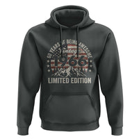 60th Birthday Vintage 1966 Limited Edition Hoodie 60 Years Of Being Awesome American Flag