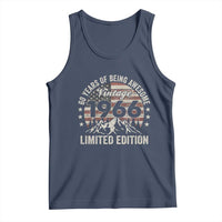 60th Birthday Vintage 1966 Limited Edition Tank Top 60 Years Of Being Awesome American Flag