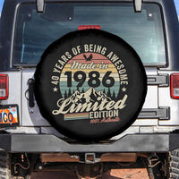 40th Birthday Made In 1986 Spare Tire Cover 70 Years Of Being Awesome Vintage Limited Edition