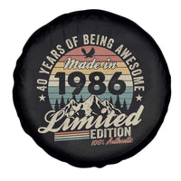 40th Birthday Made In 1986 Spare Tire Cover 70 Years Of Being Awesome Vintage Limited Edition