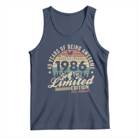 40th Birthday Made In 1986 Tank Top 70 Years Of Being Awesome Vintage Limited Edition