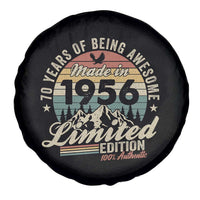 70th Birthday Made In 1956 Spare Tire Cover 70 Years Of Being Awesome Vintage Limited Edition