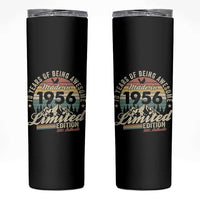70th Birthday Made In 1956 Skinny Tumbler 70 Years Of Being Awesome Vintage Limited Edition