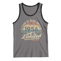 70th Birthday Made In 1956 Tank Top 70 Years Of Being Awesome Vintage Limited Edition