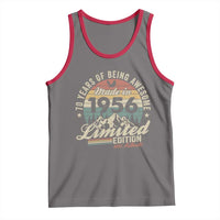 70th Birthday Made In 1956 Tank Top 70 Years Of Being Awesome Vintage Limited Edition