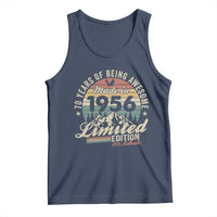 70th Birthday Made In 1956 Tank Top 70 Years Of Being Awesome Vintage Limited Edition