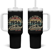 70th Birthday Made In 1956 Tumbler With Handle 70 Years Of Being Awesome Vintage Limited Edition