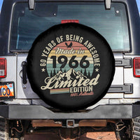 60th Birthday Made In 1966 Spare Tire Cover 60 Years Of Being Awesome Vintage Limited Edition