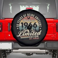60th Birthday Made In 1966 Spare Tire Cover 60 Years Of Being Awesome Vintage Limited Edition
