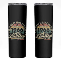 60th Birthday Made In 1966 Skinny Tumbler 60 Years Of Being Awesome Vintage Limited Edition