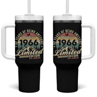 60th Birthday Made In 1966 Tumbler With Handle 60 Years Of Being Awesome Vintage Limited Edition