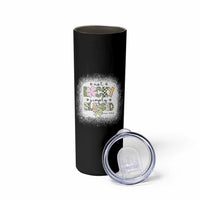 Not Lucky Simply Blessed Skinny Tumbler Blessed Christian Shamrocks St Patricks Day