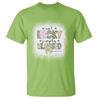 Not Lucky Simply Blessed T Shirt Blessed Christian Shamrocks St Patricks Day