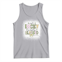 Not Lucky Simply Blessed Tank Top Blessed Christian Shamrocks St Patricks Day