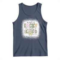 Not Lucky Simply Blessed Tank Top Blessed Christian Shamrocks St Patricks Day